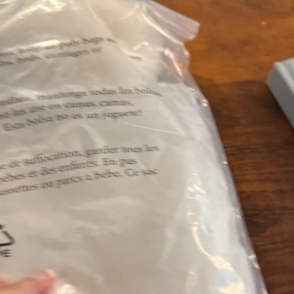 Lilly Pulitzer White Pom-Pom Beanie with Pearl & Rhinestone Accents - Picture 4 of 4